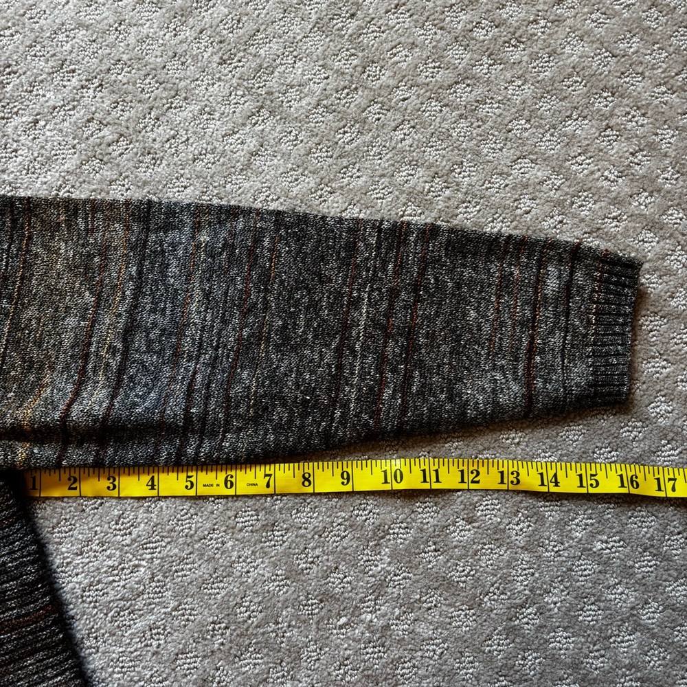 CJ Banks Neutral Multicolor Cowl Neck Sweater size 1x - Picture 5 of 11